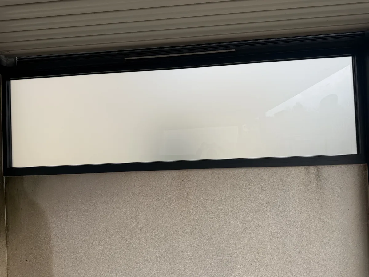 Le vitrage dépoli vu de près